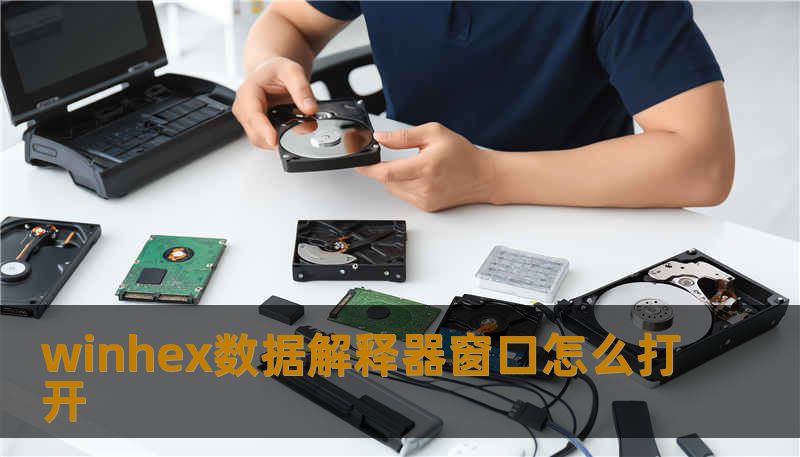 winhex数据解释器窗口怎么打开
