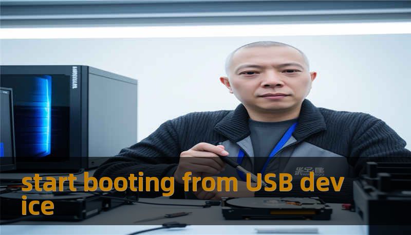 start booting from USB device