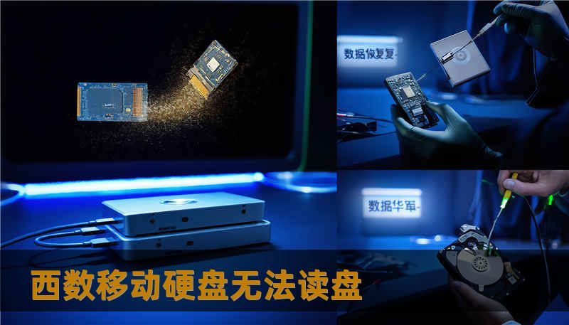 西数移动硬盘无法读盘