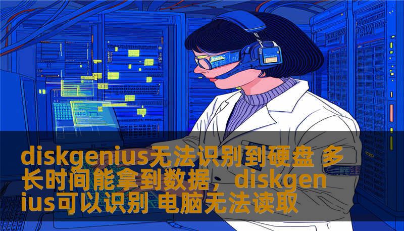 diskgenius无法识别到硬盘 多长时间能拿到数据，diskgenius可以识别 电脑无法读取