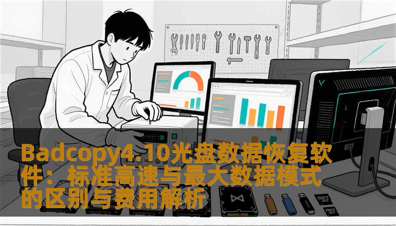 Badcopy4.10光盘数据恢复软件：标准高速与最大数据模式的区别与费用解析