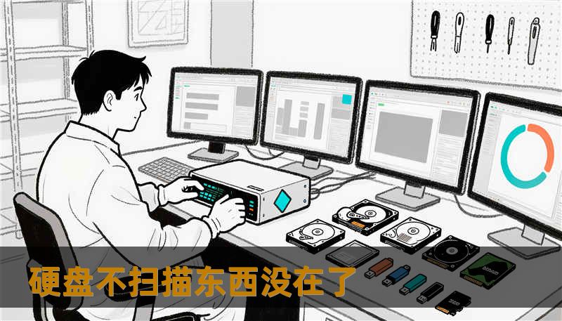 硬盘不扫描东西没在了