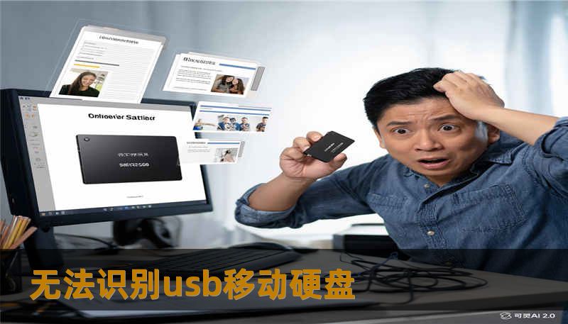 无法识别usb移动硬盘