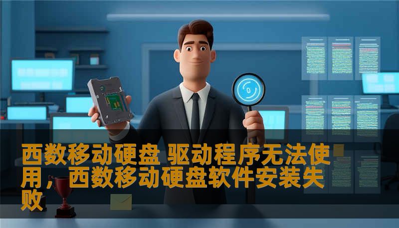 西数移动硬盘 驱动程序无法使用，西数移动硬盘软件安装失败