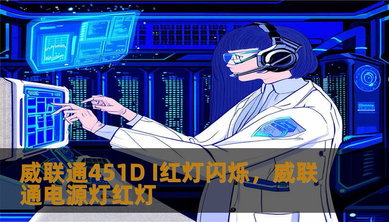 威联通451D I红灯闪烁，威联通电源灯红灯