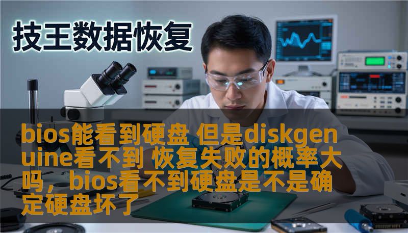 bios能看到硬盘 但是diskgenuine看不到 恢复失败的概率大吗，bios看不到硬盘是不是确定硬盘坏了