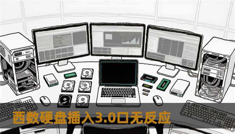 西数硬盘插入3.0口无反应