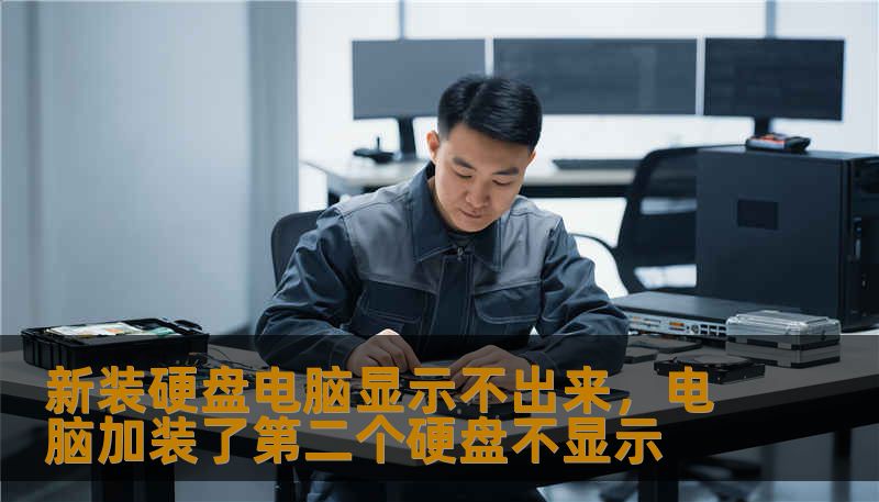 新装硬盘电脑显示不出来，电脑加装了第二个硬盘不显示