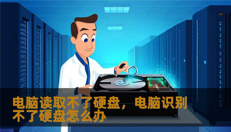 电脑读取不了硬盘，电脑识别不了硬盘怎么办