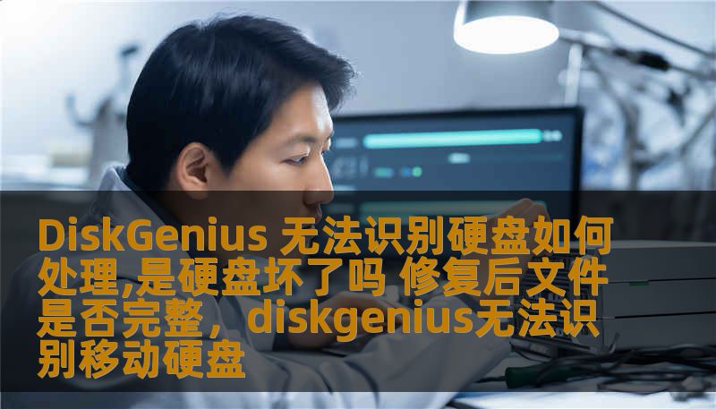 DiskGenius 无法识别硬盘如何处理,是硬盘坏了吗 修复后文件是否完整，diskgenius无法识别移动硬盘