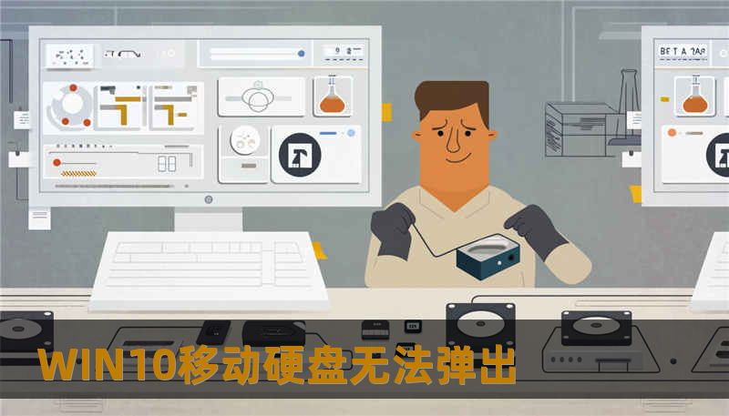 WIN10移动硬盘无法弹出