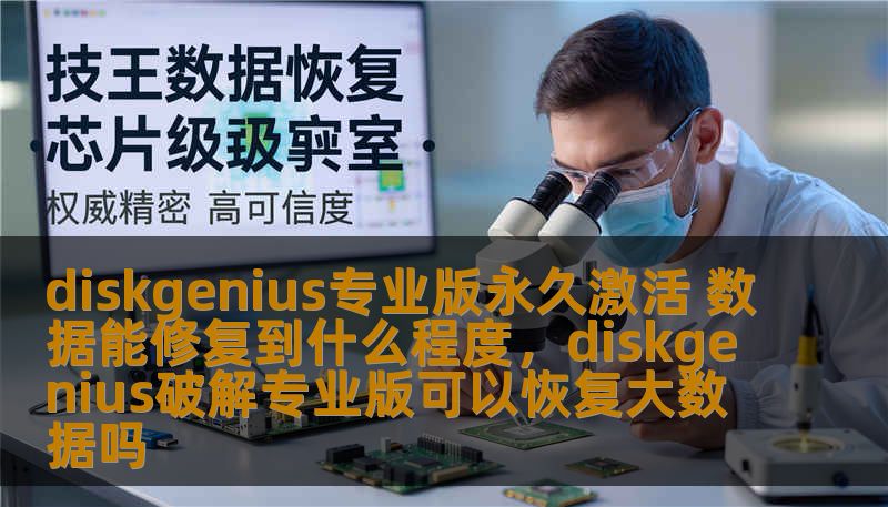 diskgenius专业版永久激活 数据能修复到什么程度，diskgenius破解专业版可以恢复大数据吗