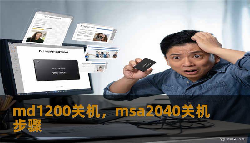 md1200关机，msa2040关机步骤