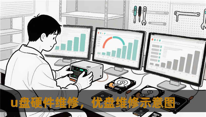 u盘硬件维修，优盘维修示意图