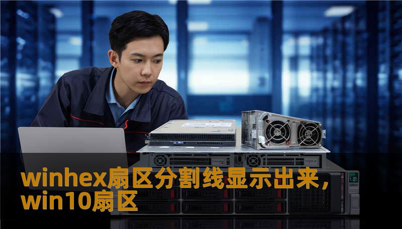 winhex扇区分割线显示出来，win10扇区