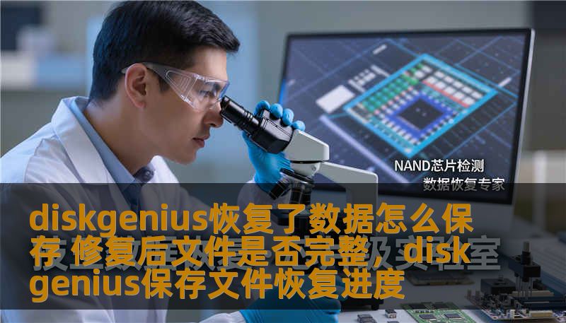 diskgenius恢复了数据怎么保存 修复后文件是否完整，diskgenius保存文件恢复进度