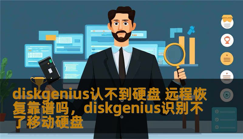 diskgenius认不到硬盘 远程恢复靠谱吗，diskgenius识别不了移动硬盘