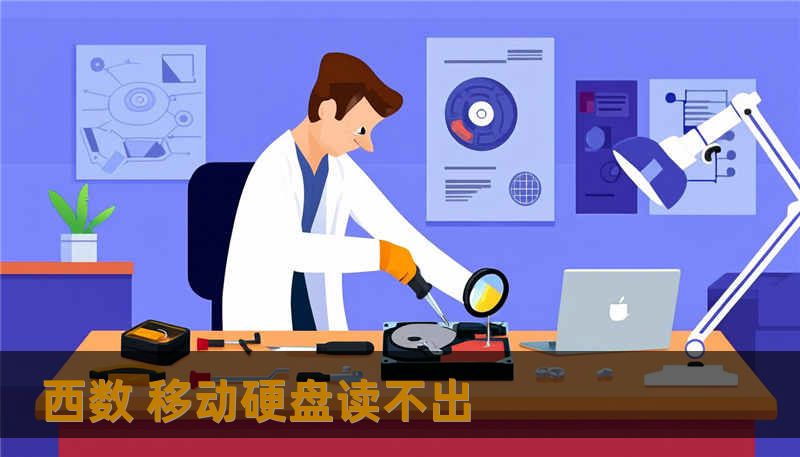 西数 移动硬盘读不出