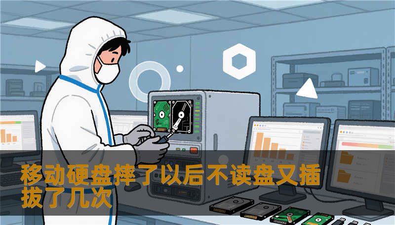 移动硬盘摔了以后不读盘又插拔了几次