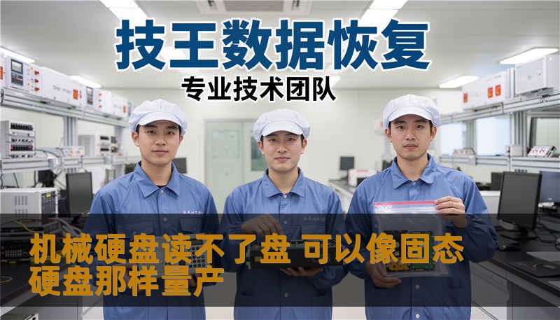 机械硬盘读不了盘 可以像固态硬盘那样量产