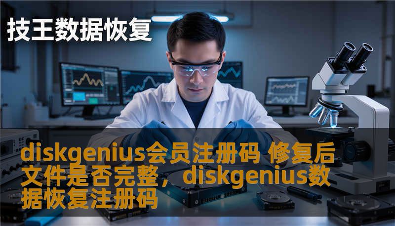 diskgenius会员注册码 修复后文件是否完整，diskgenius数据恢复注册码