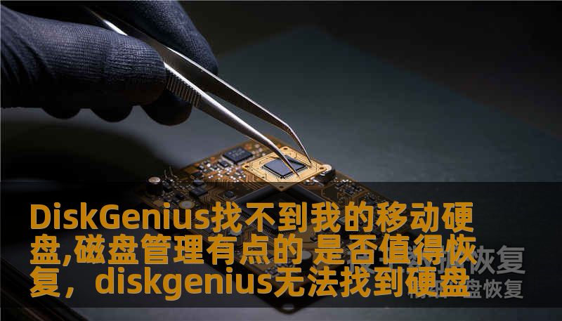DiskGenius找不到我的移动硬盘,磁盘管理有点的 是否值得恢复，diskgenius无法找到硬盘