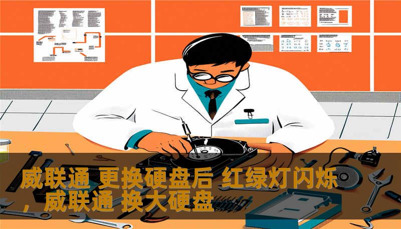 威联通 更换硬盘后 红绿灯闪烁，威联通 换大硬盘