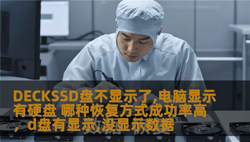 DECKSSD盘不显示了,电脑显示有硬盘 哪种恢复方式成功率高，d盘有显示,没显示数据