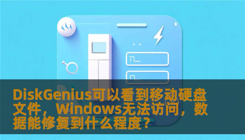 DiskGenius可以看到移动硬盘文件，Windows无法访问，数据能修复到什么程度？