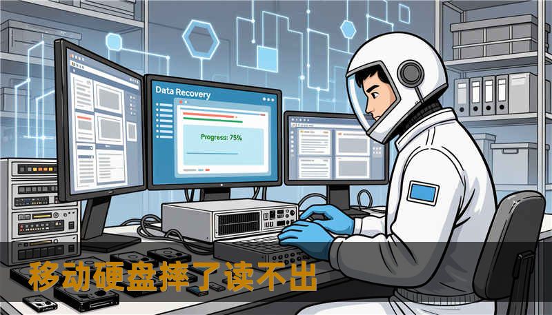 移动硬盘摔了读不出