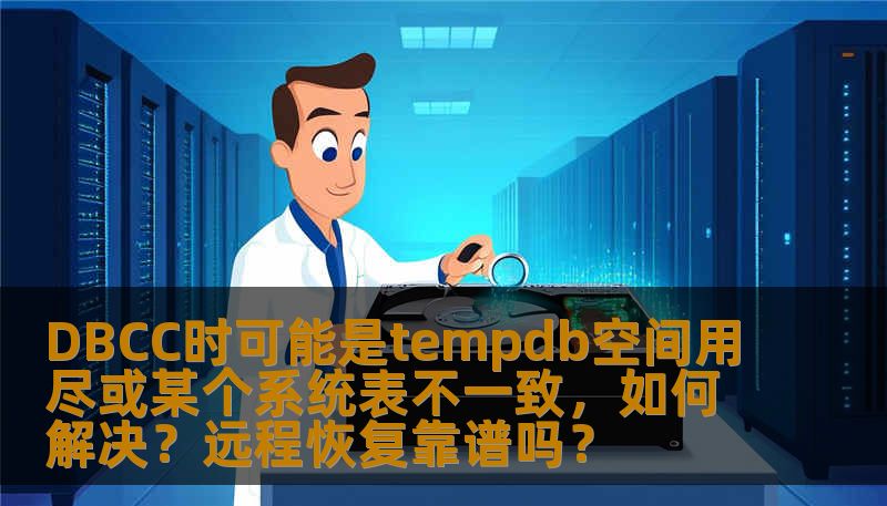 DBCC时可能是tempdb空间用尽或某个系统表不一致，如何解决？远程恢复靠谱吗？