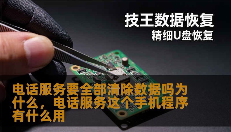 电话服务要全部清除数据吗为什么，电话服务这个手机程序有什么用