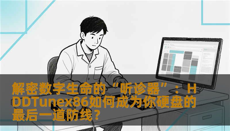 解密数字生命的“听诊器”：HDDTunex86如何成为你硬盘的最后一道防线？