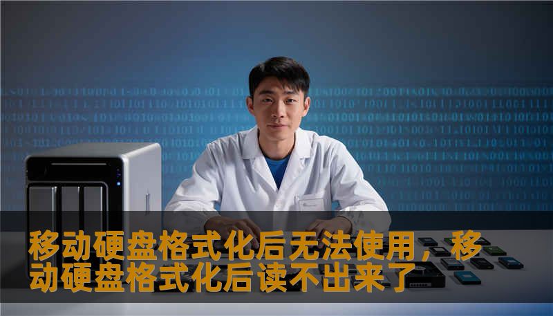 移动硬盘格式化后无法使用，移动硬盘格式化后读不出来了