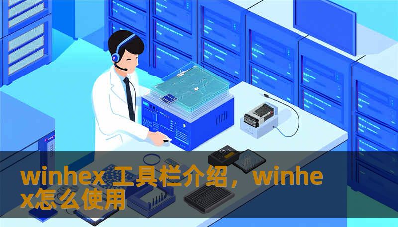 winhex 工具栏介绍，winhex怎么使用