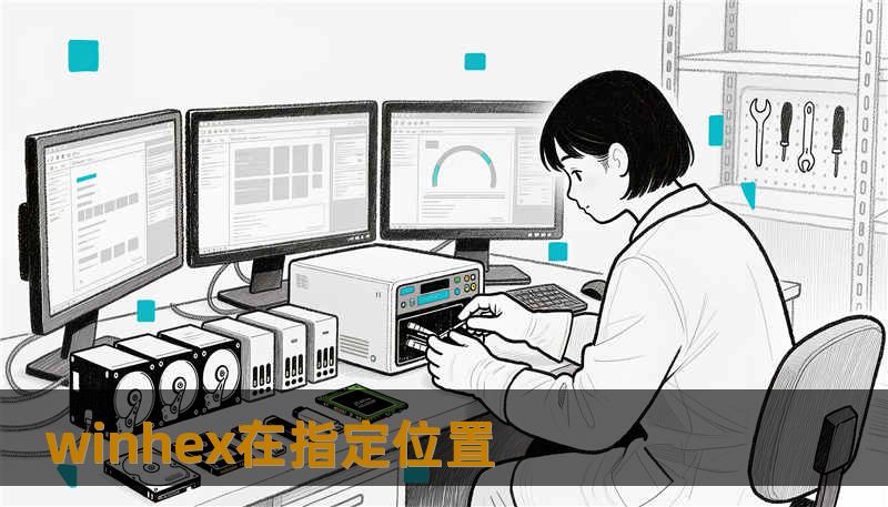 winhex在指定位置