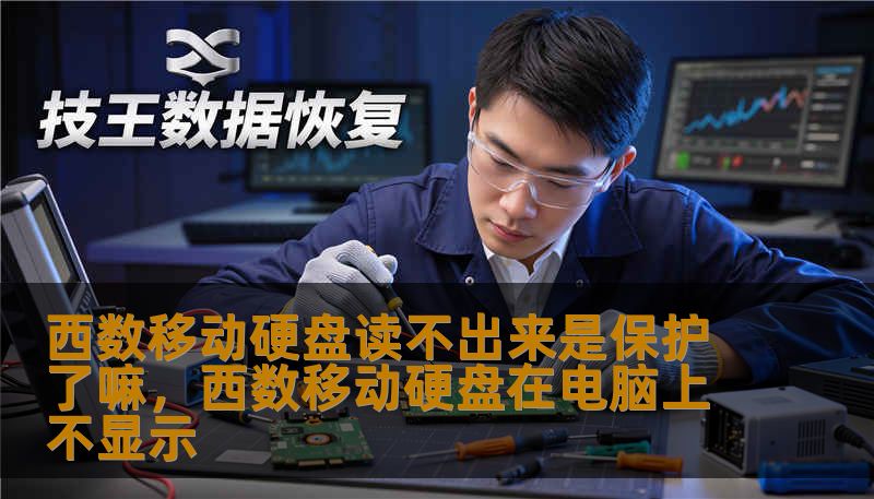 西数移动硬盘读不出来是保护了嘛，西数移动硬盘在电脑上不显示