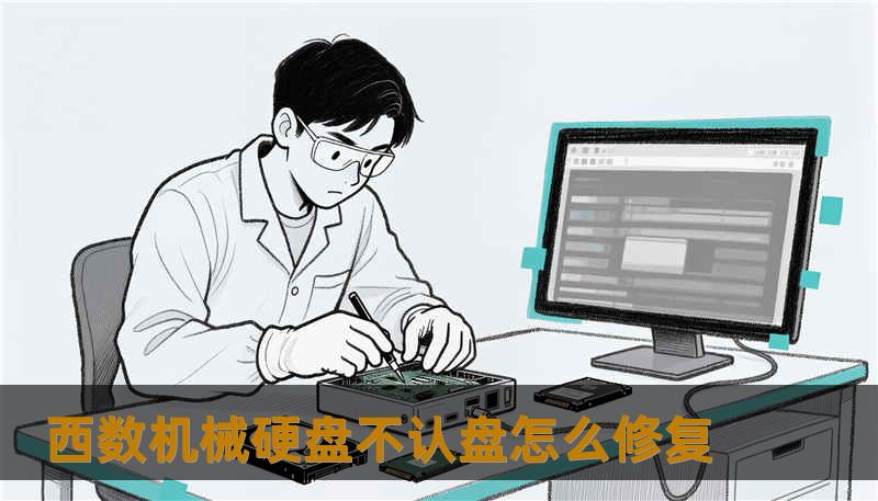 西数机械硬盘不认盘怎么修复