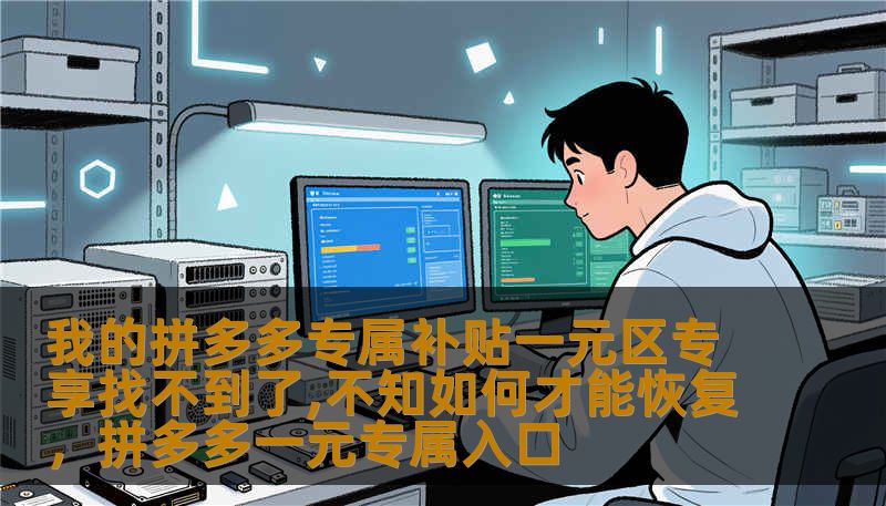 我的拼多多专属补贴一元区专享找不到了,不知如何才能恢复，拼多多一元专属入口