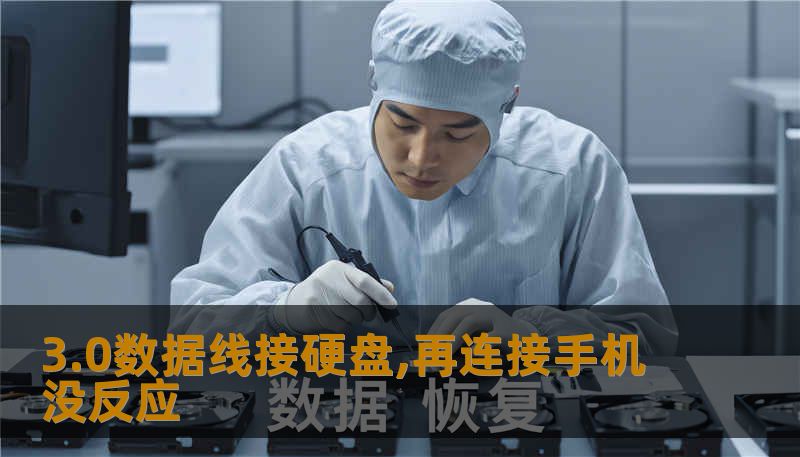 3.0数据线接硬盘,再连接手机没反应