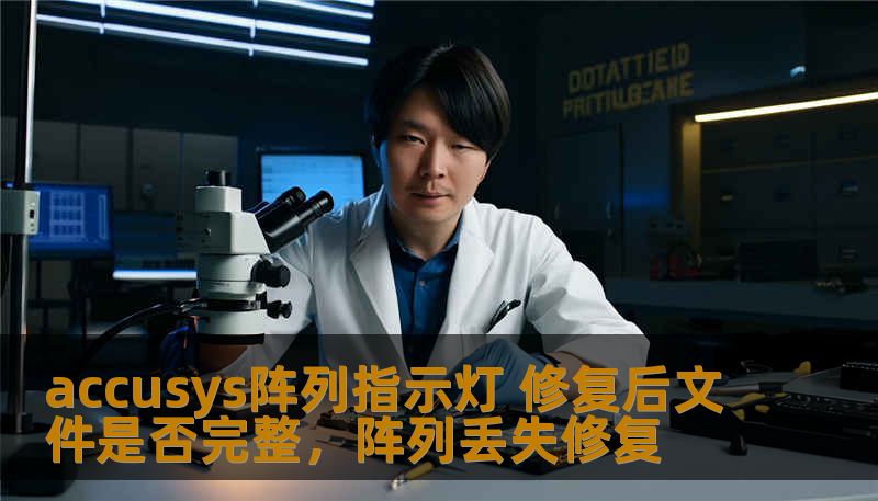accusys阵列指示灯 修复后文件是否完整，阵列丢失修复