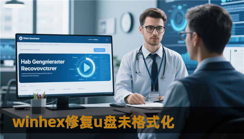 winhex修复u盘未格式化