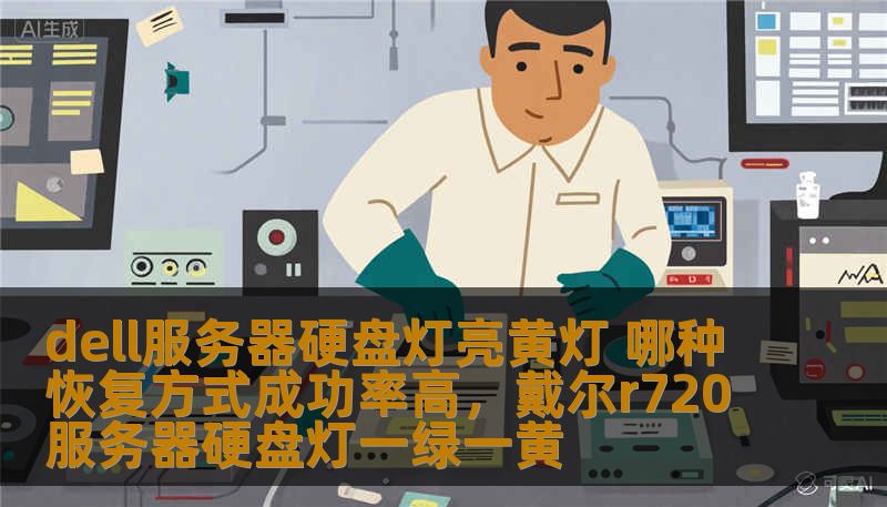 dell服务器硬盘灯亮黄灯 哪种恢复方式成功率高，戴尔r720服务器硬盘灯一绿一黄