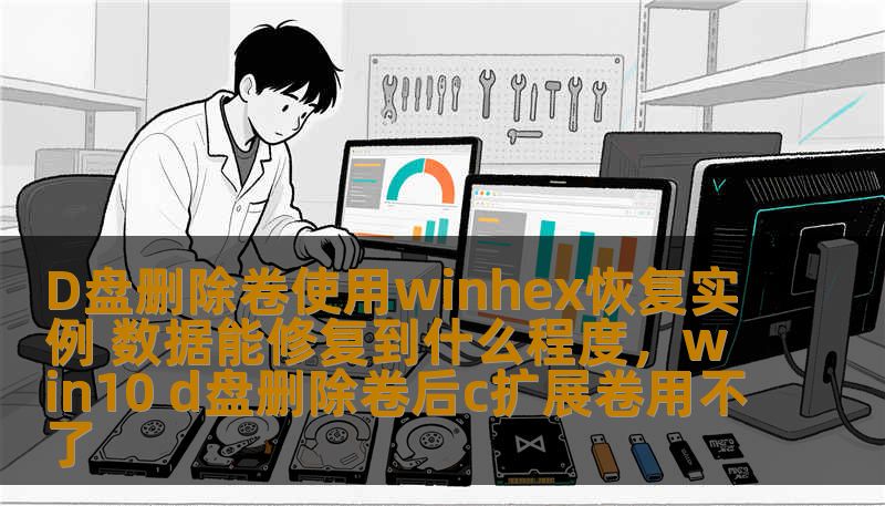 D盘删除卷使用winhex恢复实例 数据能修复到什么程度，win10 d盘删除卷后c扩展卷用不了