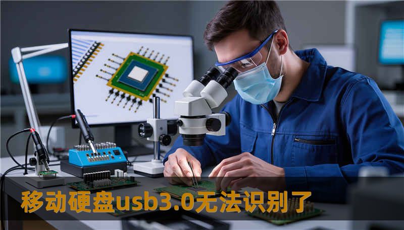移动硬盘usb3.0无法识别了