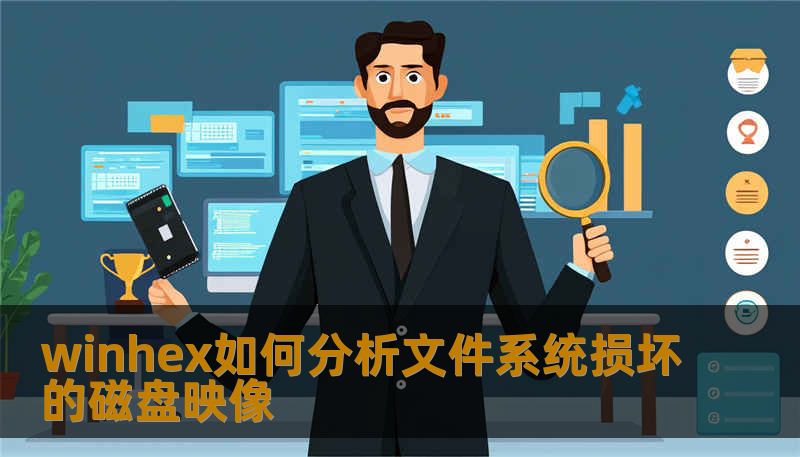 winhex如何分析文件系统损坏的磁盘映像