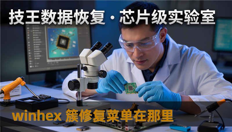 winhex 簇修复菜单在那里