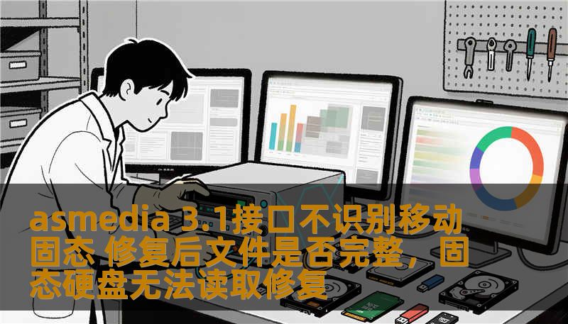 asmedia 3.1接口不识别移动固态 修复后文件是否完整，固态硬盘无法读取修复