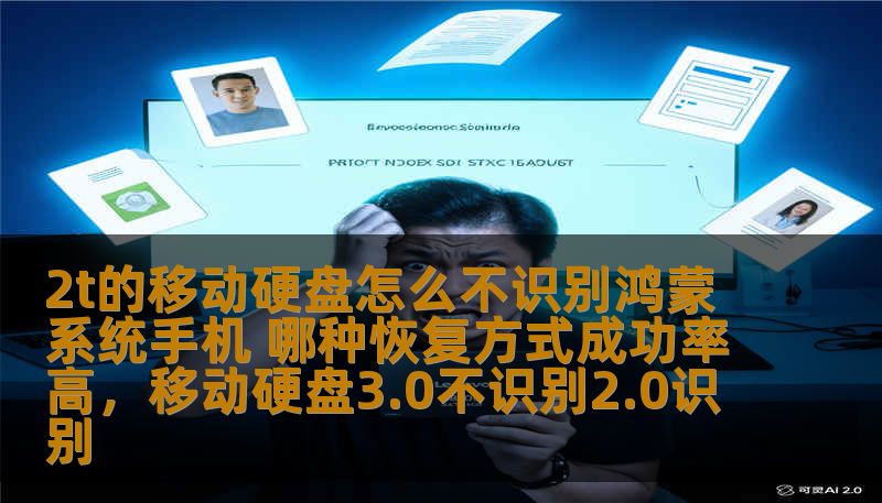 2t的移动硬盘怎么不识别鸿蒙系统手机 哪种恢复方式成功率高，移动硬盘3.0不识别2.0识别
