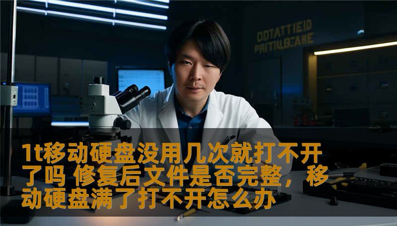 1t移动硬盘没用几次就打不开了吗 修复后文件是否完整，移动硬盘满了打不开怎么办